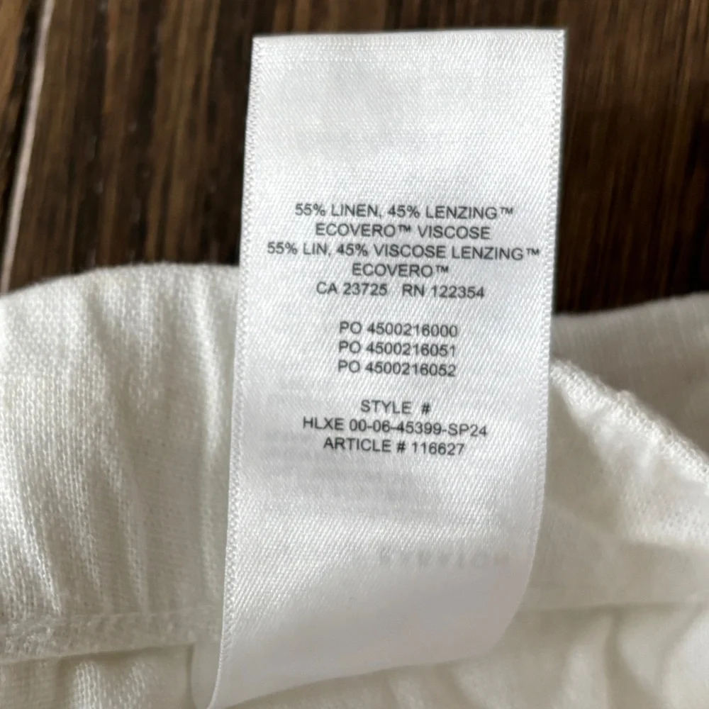 Aritzia Sontag Linen Cropped Pant Babaton The Group Pants XL NEW NWT - Picture 6 of 13